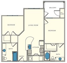 Unit B1 4306 floor plan